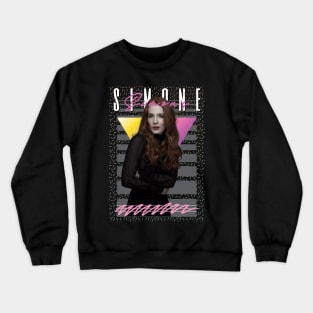 simone simons /// Epica Retro Style Fan Art Crewneck Sweatshirt